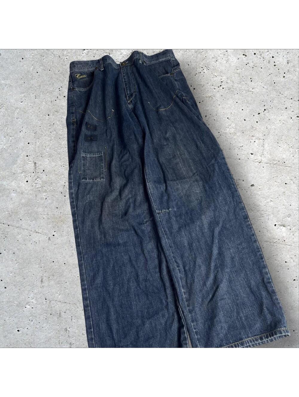 Vintage Exsto Men's Baggy Carpenter Southpole Style Denim Jeans Size 38